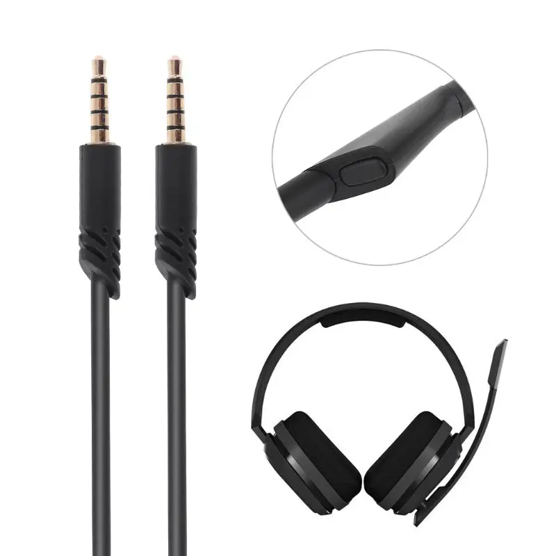 

Earphone Cable with Button Mute for A10 A40 G233 Gaming Headset 62KA