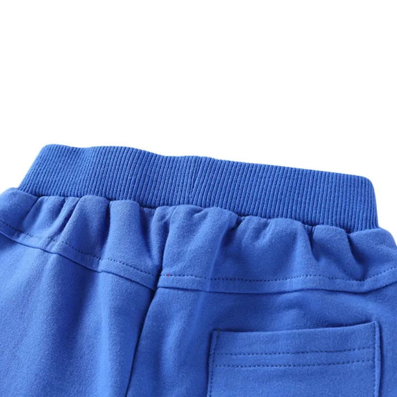 

1-6T Summer Hot Sale Baby Boy Casual Beach Pants Kids Solid Color Knee Pants Children Newly Fashion Drawstring Clothing F