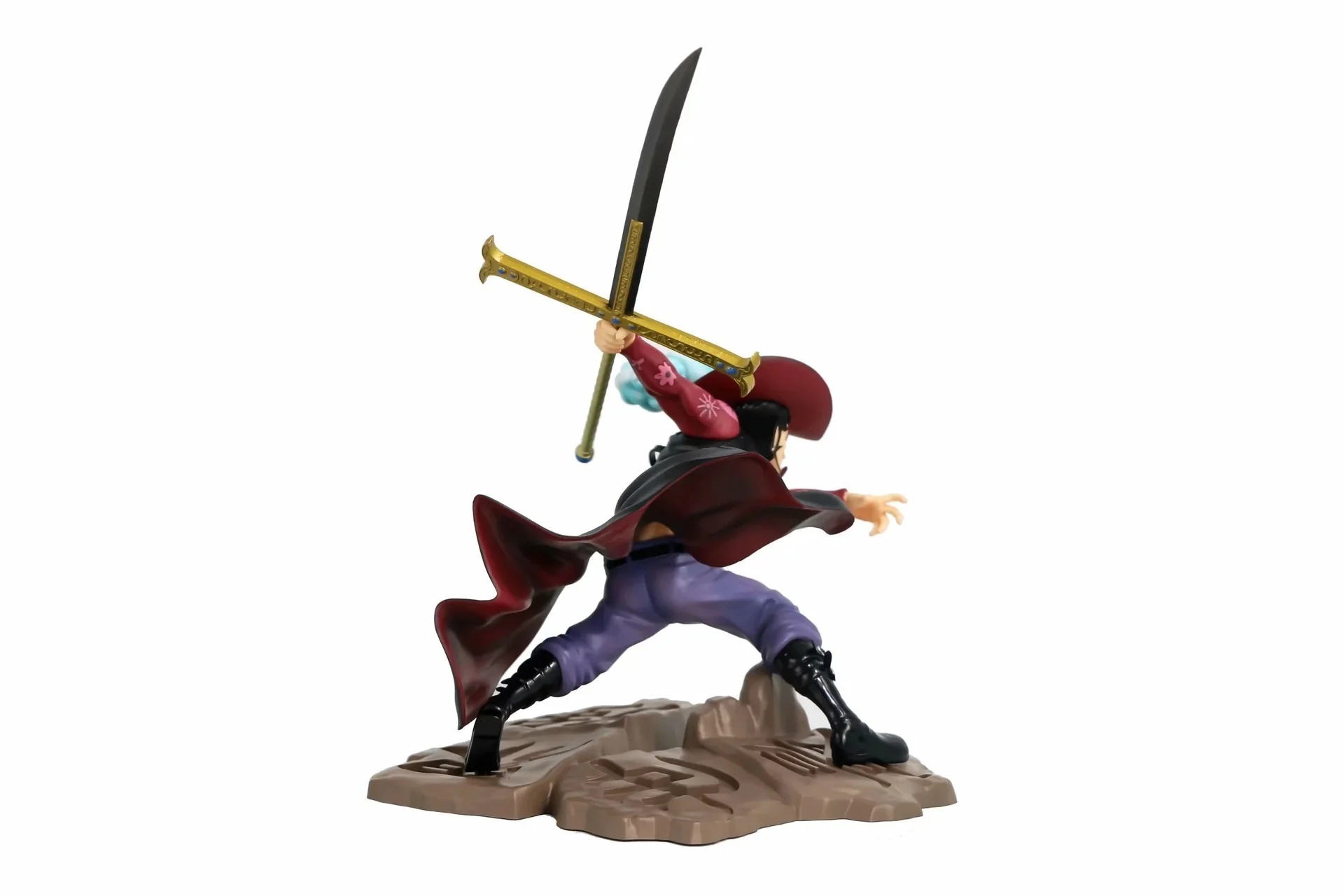 Аниме O.n.e.P.i.e.c.e MAX три тысячи мира P.O.P Hawkeye Mihawk Battle Edition фигурка в коробке примерно 19