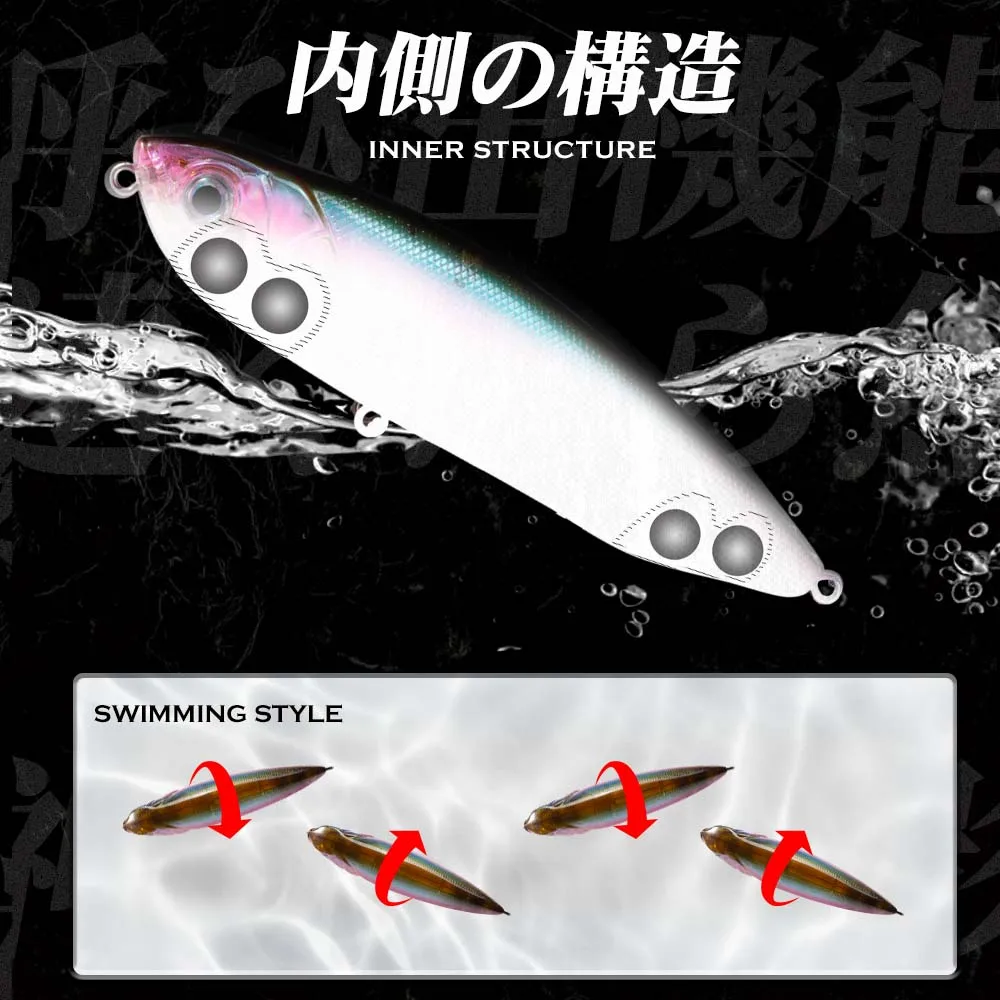 Приманка Hunthouse WTD для рыбалки карандаш 100 и 120 мм 19 32 г приманка Topwater Bait Top Water Surface