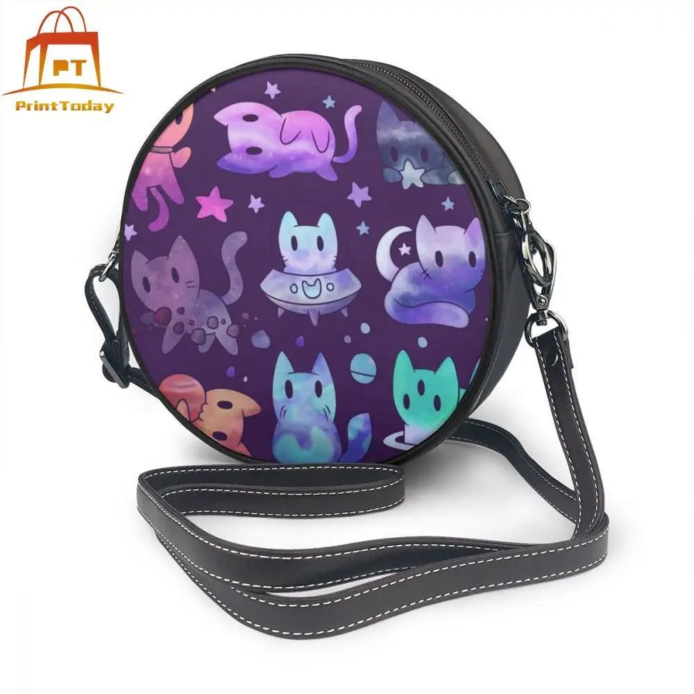 Сумка через плечо Galaxy Cat кожаная сумка для подростков свадебные женские сумки