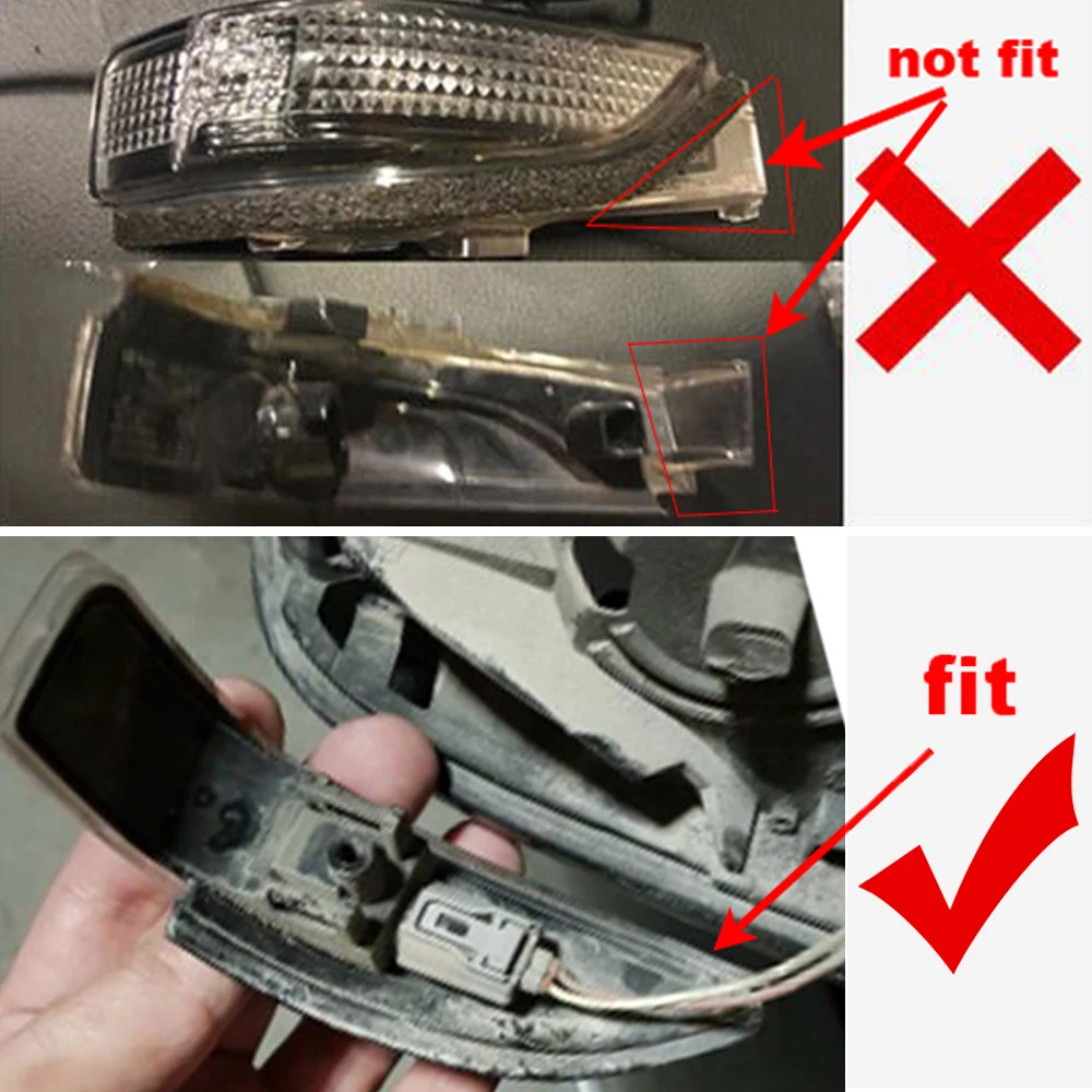 

2pcs Flowing Water Blinker Side Mirror Flashing Light LED Dynamic Turn Signal Light For Toyota Avalon 2013-2018