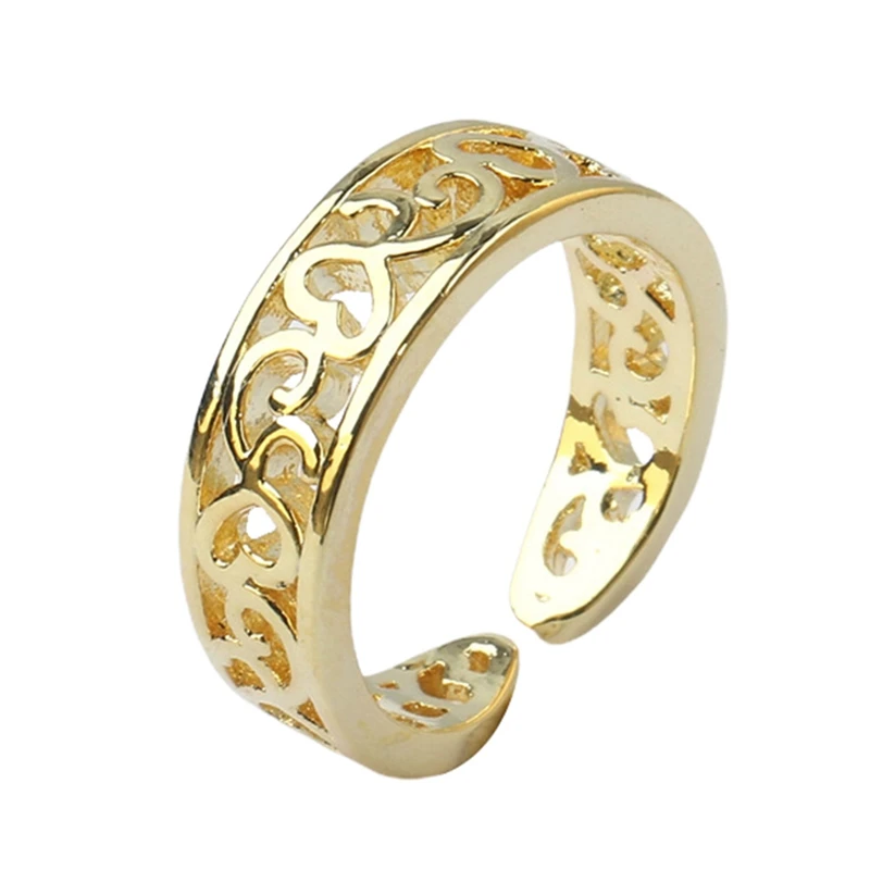 

6pcs/Set Adjustable Toe Ring For Women Girl Lower Knot Simple Knuckle Stackable Open Tail Ring Retro Punk Foot Jewelry