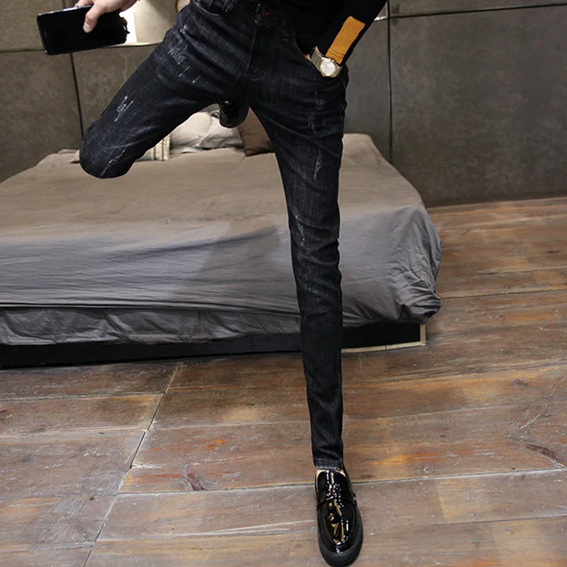 Новинка весна осень 2020 узкие эластичные повседневные корейские модные тонкие