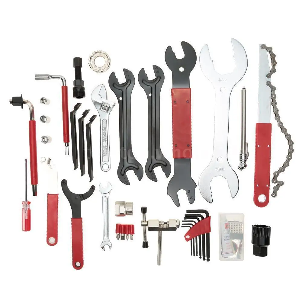 

44Pcs Bike Repair Kits Set Pratical Bicycle Handling Tools Home Mechanic Cycling