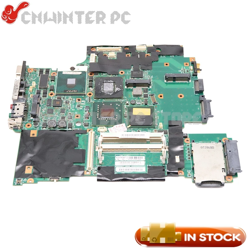

NOKOTION 43Y9047 42W7791 42W7876 44C3928 42W7652 для Lenovo thinkpad R61 T61 15,4 ''материнская плата для ноутбука 965PM DDR2 Бесплатный ЦП