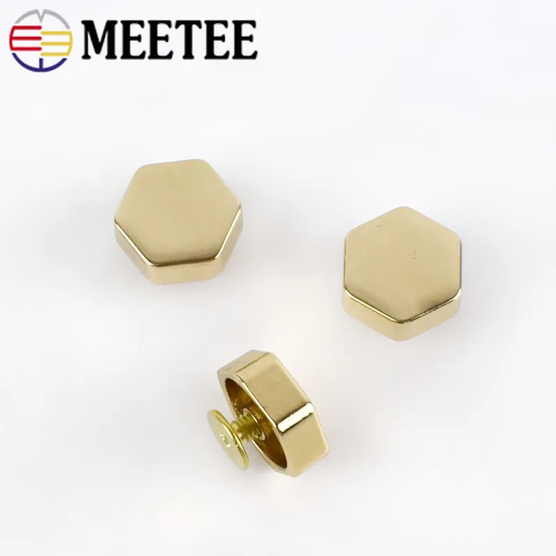 20Pcs Rivet Screw For Bags Hardware Handbag Decorative Studs Button Nails Metal Buckles Snap Hook Leather Craft KY980|Пряжки и крючки| |