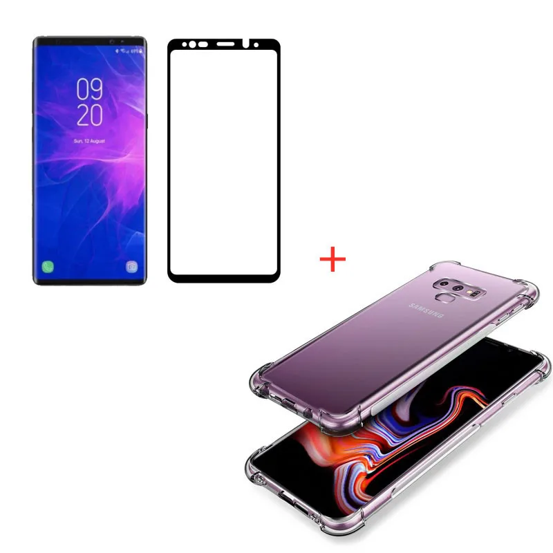 Прозрачная силиконовая задняя крышка для samsung galaxy note 9 8 чехол Чехол Защитная