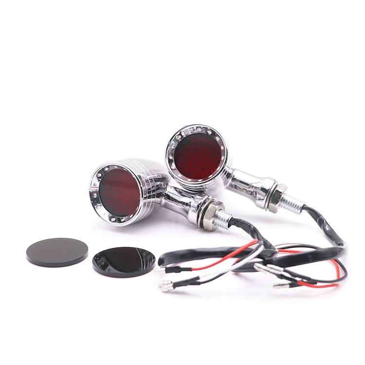 Светодиодный сигнал поворота для мотоцикла Harley BMW Suzuki Honda Yamaha Cruiser Chopper Cafe Racer 12 В 2