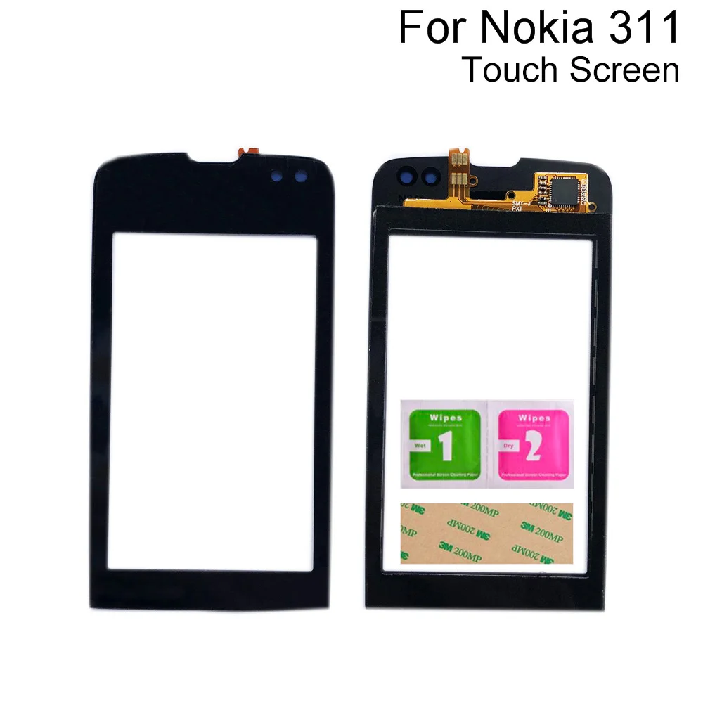 3 0 дюймовый мобильный сенсорный экран для Nokia Asha 311 дигитайзер Датчик Переднее
