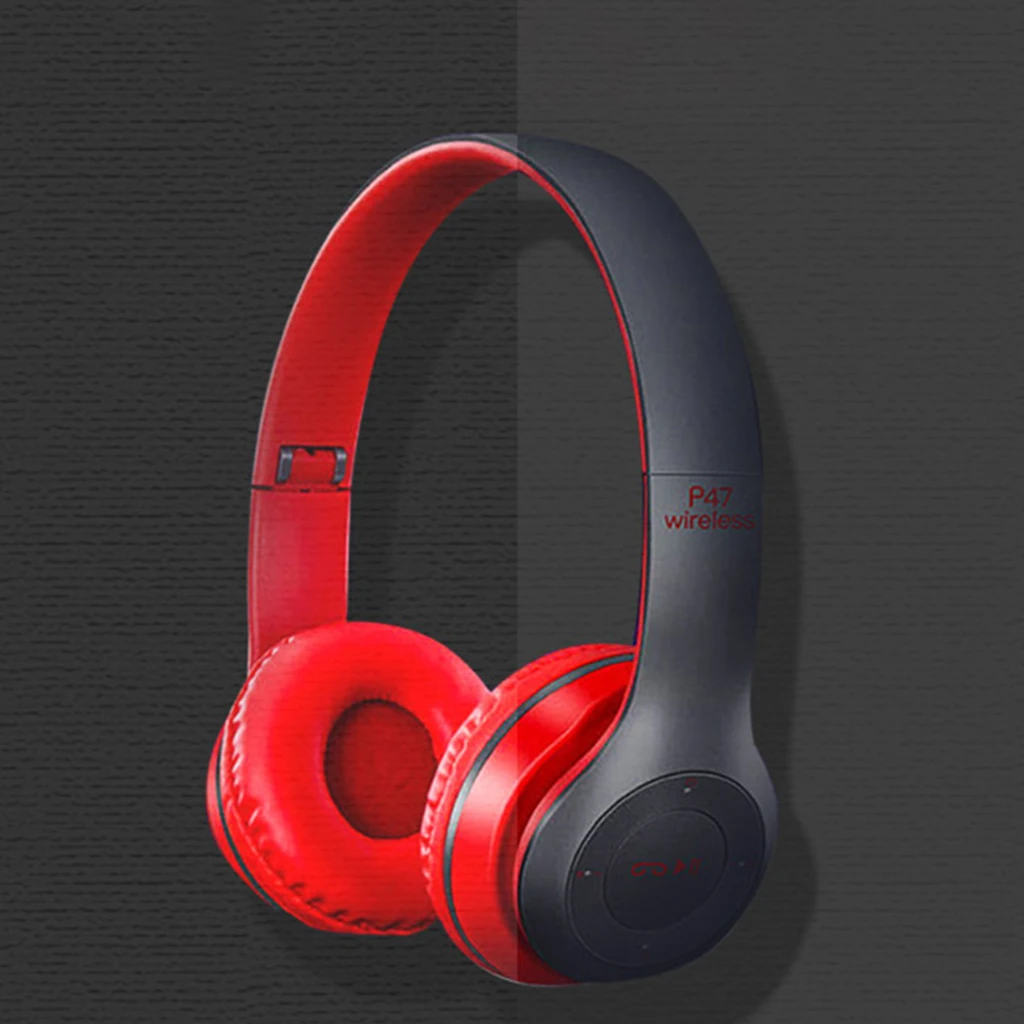 Portable Foldable Bluetooth Connected Head-Mounted Stereo Sound Headset Wireless Headphone for IOS Android Fast Delivery | Электроника