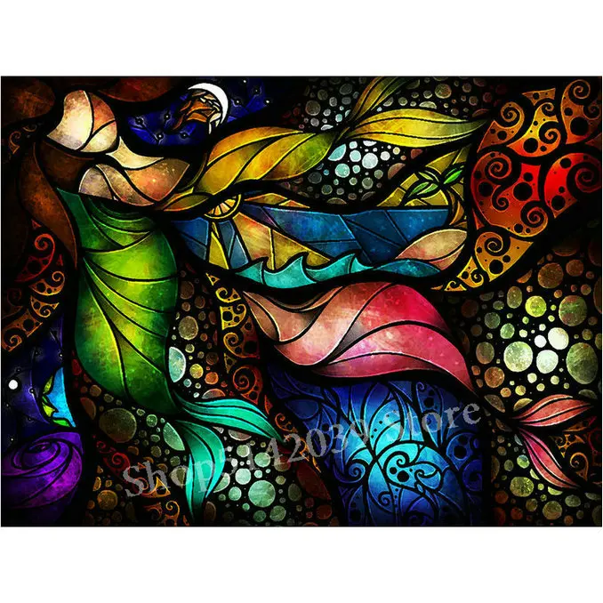 Алмазная живопись 5d сделай сам абстрактный пейзаж полноразмерная Мозаика из