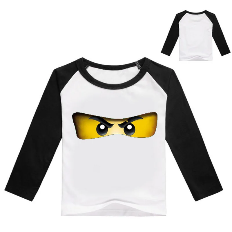 Детская футболка с принтом Legoe Ninjago летняя повседневная ниндзя для мальчиков и