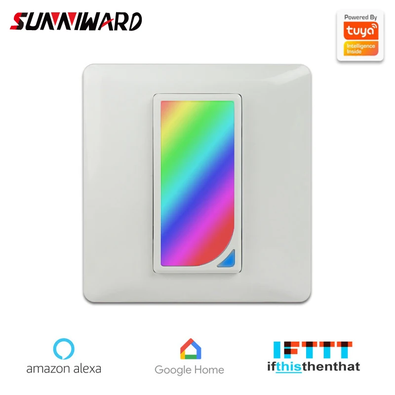 Штепсельная Вилка стандарта ЕС Wifi встроенный Rgb светодиодный сценический умный