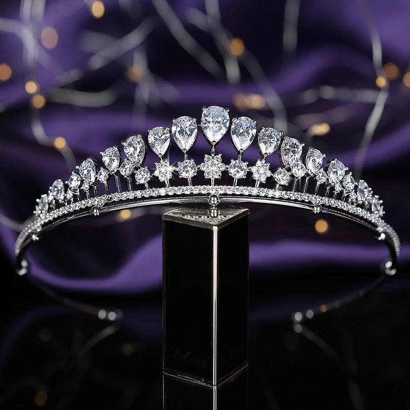 Корона головная повязка Высокое качество Свадебные аксессуары для волос короны
