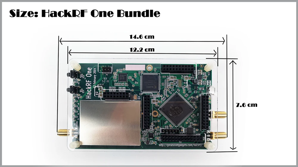 PortaPack для HackRF One SDR программное обеспечение определяется Радио 1 МГц до 6 ГГц Материнская плата макетная плата комплект с portapack