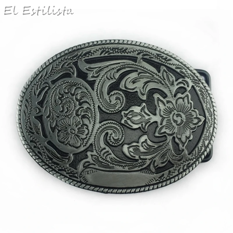 Новинка 2020 модная классическая ковбойская Цветочная металлическая пряжка для