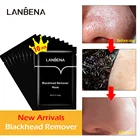 Маска LANBENA для удаления угрей на лице носа, маска-пилинг для лечения акне, маска-полоска для очищения пор, маска для ухода за кожей 10 шт.
