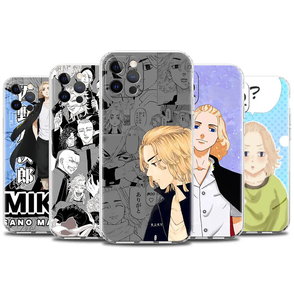 

Clear Case For Apple iPhone 11 12 Pro 7 XR X XS Max 8 6 6S Plus 5 5S SE 2020 11Pro Soft Phone Covers Tokyo Revengers 13