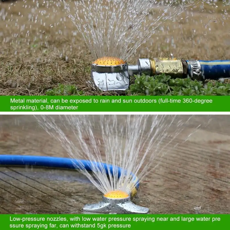 Разбрызгиватель круглый металлический 360 градусов 2 шт.|Спринклеры для сада| |