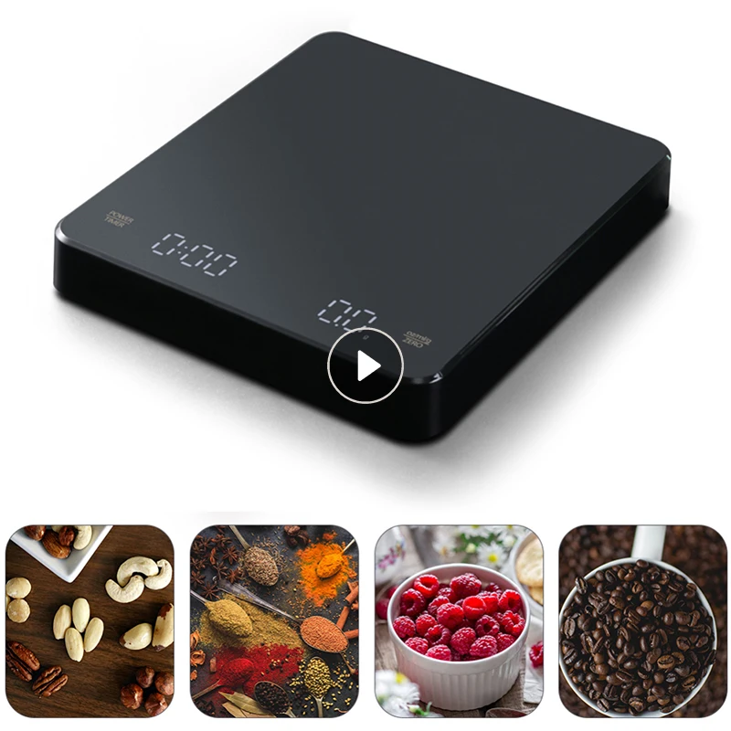 

Весы кухонные электронные с таймером, 3 кг/0,1 г