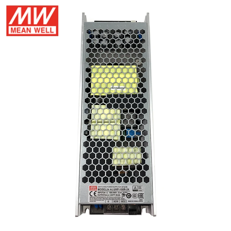 MEAN WELL UHP-500R-24 500W 20.9A 24V Switching Power Supply with Redundant function Meanwell PFC Transformer UHP-500R Series |