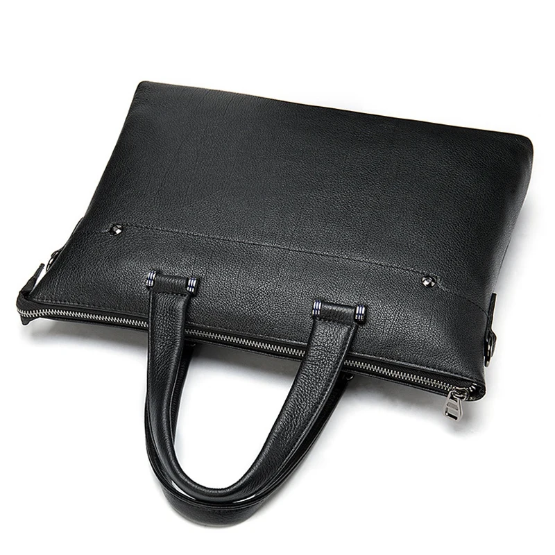 

Men'S Leather Bag Men'S Briefcase Leather Laptop Bag Men Office Bags for Men Business Document Handbags