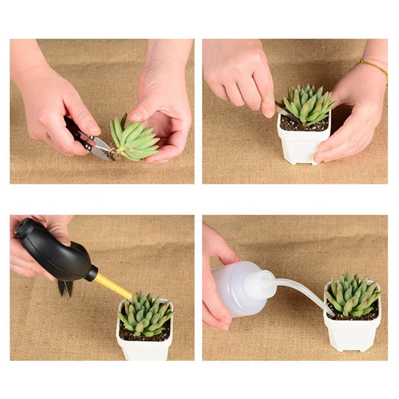 

13pcs Mini Garden Hand Tools Transplanting Tools Succulent Tools Miniature Planting Gardening Tool Set