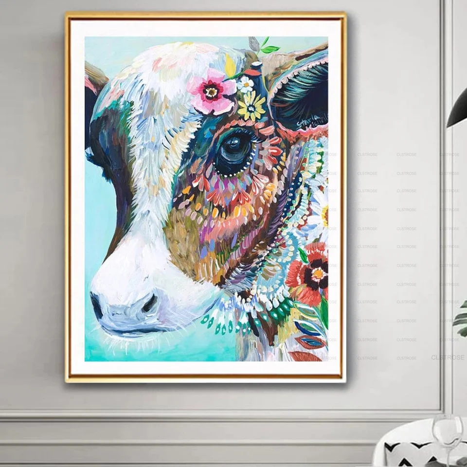 

Diamond Painting Diy 5D Southeast Asian Style Acrylic Paint Animal Pattern Square Diamond Round Diamond Can Be Customized