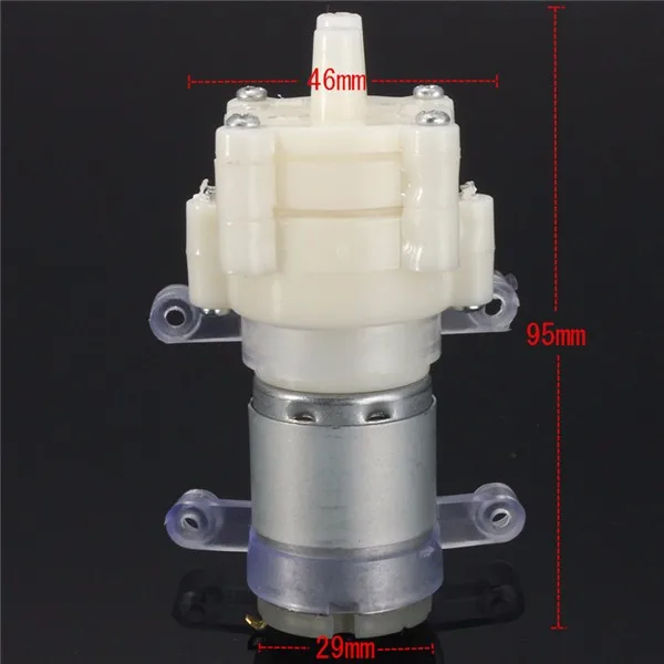 

DC6-12V R385 Aquarium Fish Tank Round Water Air DC Diaphragm Pump