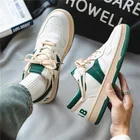 Классические мужские кроссовки, брендовые дизайнерские кеды, на шнуровке, теннисная Уличная обувь для ходьбы и тенниса, белые, 2021