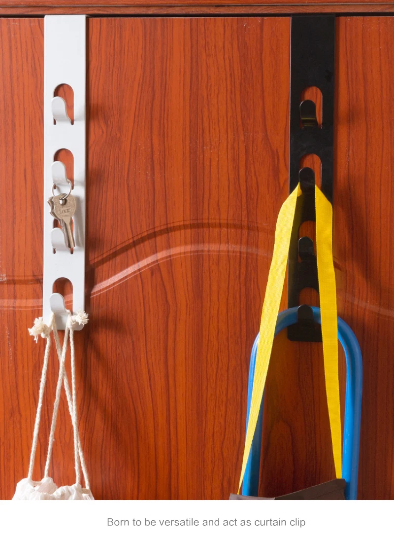 4 отверстия креативные многофункциональные бесшовные железные двери за пальто