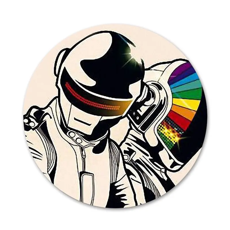 Daft Punk декоративный музыкальный значок для диджея | Дом и сад