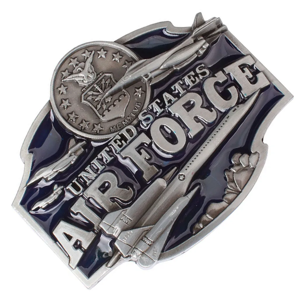 8 6x6 2 см ВВС орел пряжки ремня для Для мужчин ковбойские поясной ремень с