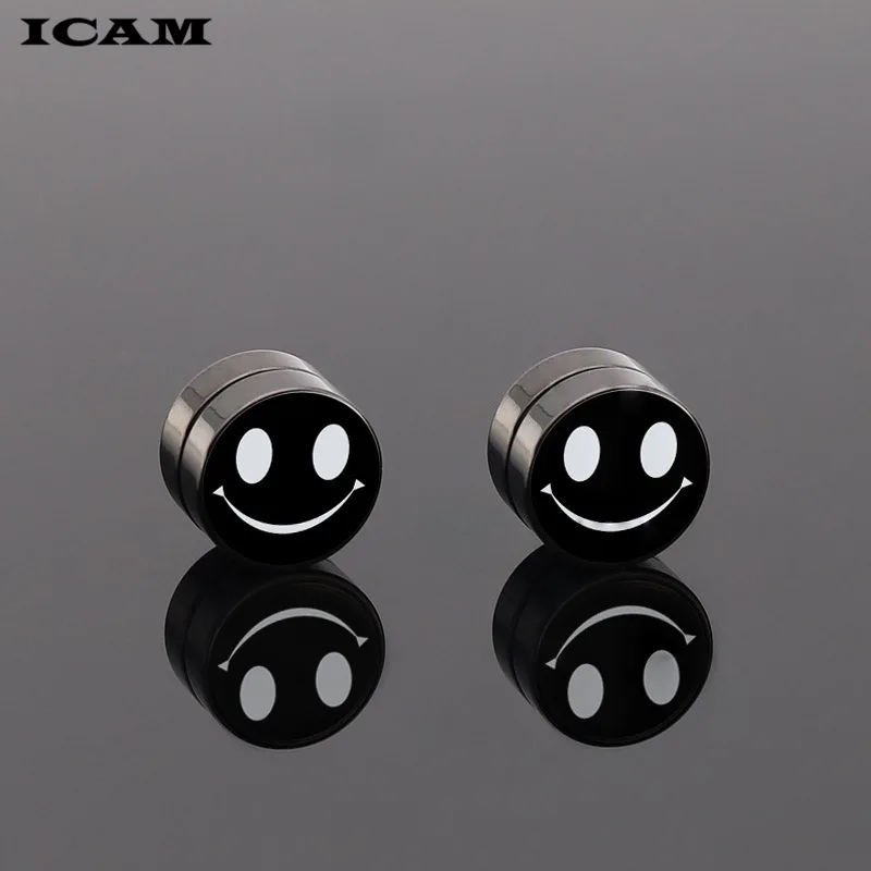 ICAM 8 мм магнитные серьги гвоздики для ушей модные не пирсинг зажимные клипсы