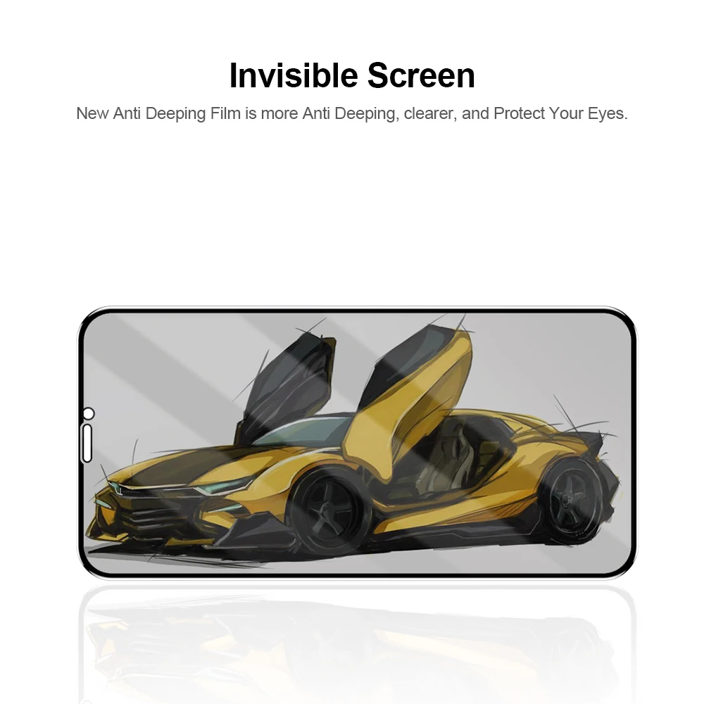 Закаленное стекло Meeker для iphone 7 8 plus X XS max XR 3D антибликовое полное покрытие Защита