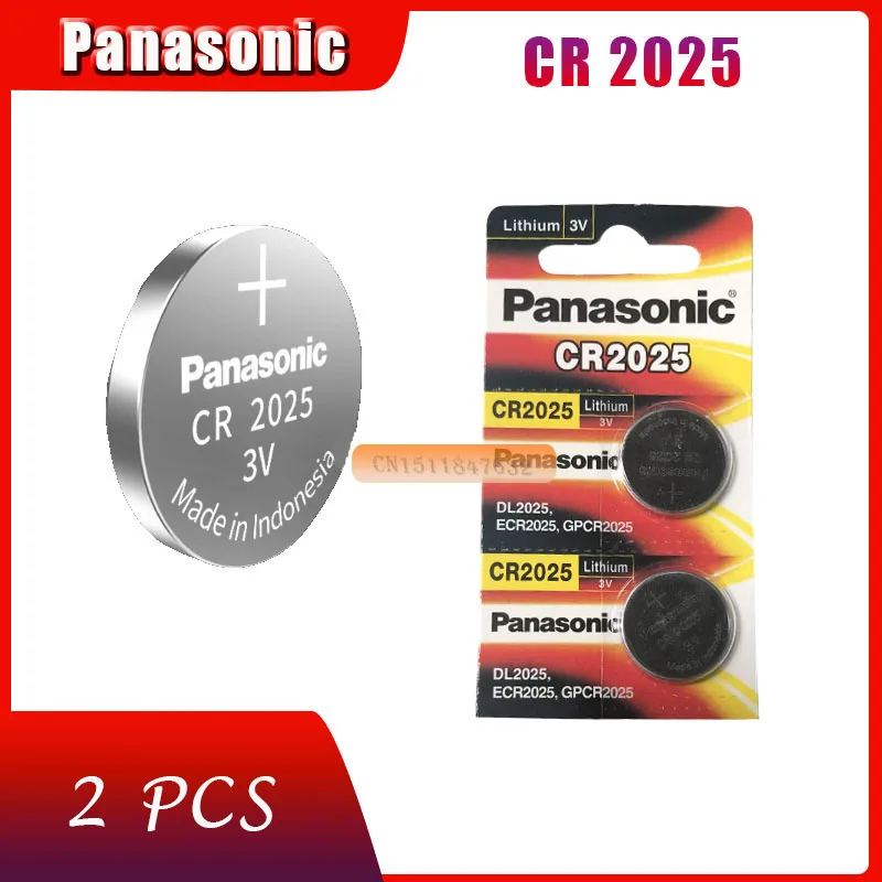 2 х абсолютно аккумулятор для PANASONIC cr2025 3 в кнопочные батарейки для часов компьютера cr 2025