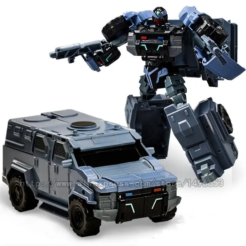 

Jiaqi Alloy Transformation Toy Cool Classic Robot Car Anime action figures Kid Aircraft Truck Model Toy children boy Brinquedos