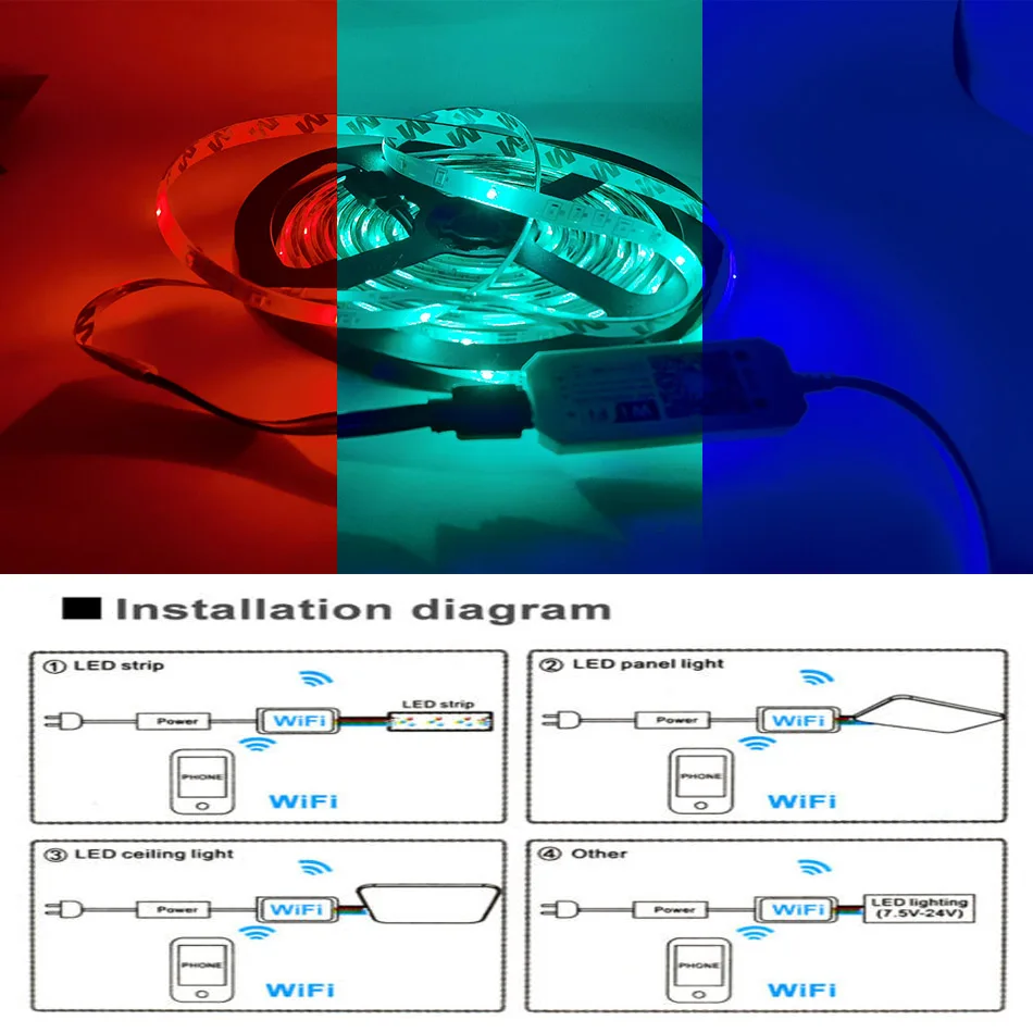 Волшебный дом мини RGB RGBW управление через Wi-Fi устройство для управления
