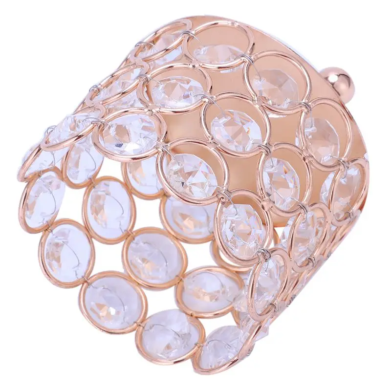 Свадебные держатели для свечей Золотая Хрустальная чаша чайная свеча подставка