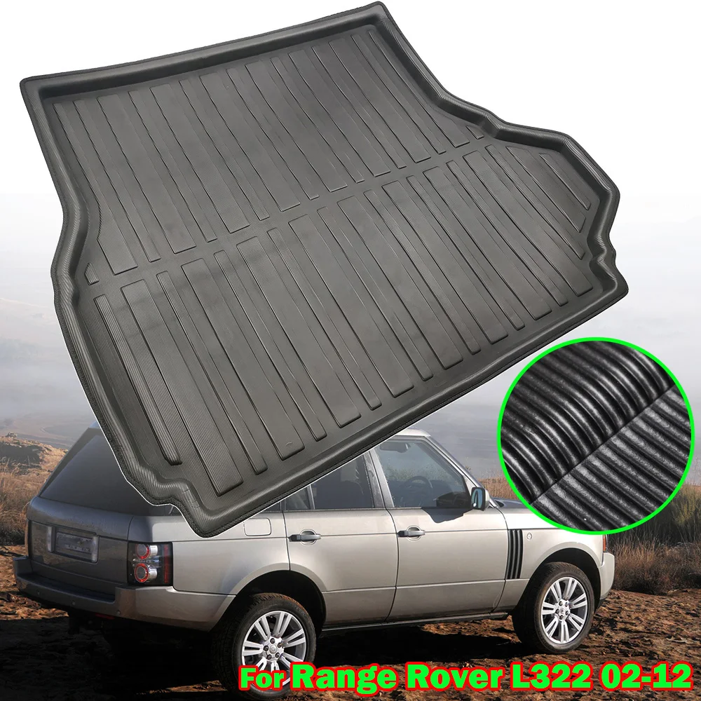 

Коврик для Багажника Грузовой Коврик для багажника пол лоток для Range Rover Mk3 Vogue L322 2002 2003 2004 2005 2006 2007 2008 2009 2010 2011 2012