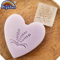 lavender handmade clear stamps grass plant seal soap making mold botany natural crafts scrapbooking chapter custom stationery