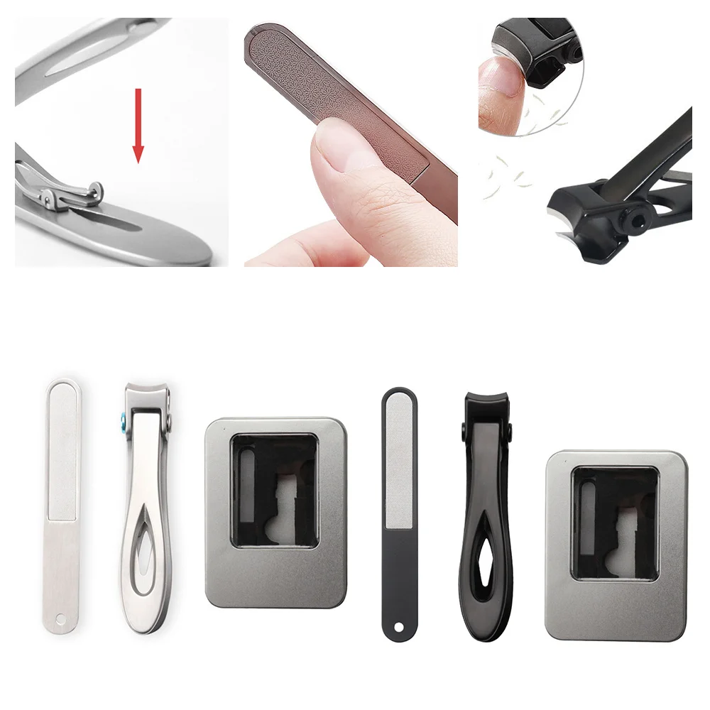 

Toe Nail Clippers Nipper Cutter Kit Trimmer Pedicure Care Clippers Nail File Professional Beauty Tools