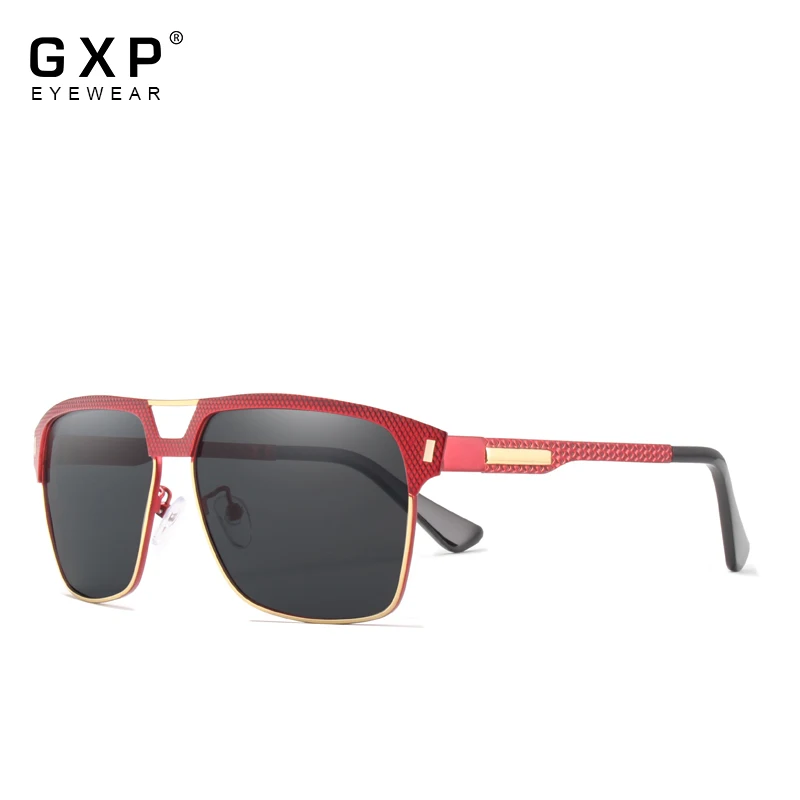 GXP модные алюминиевые поляризованные солнцезащитные очки для мужчин/женщин UV400 Защитные очки дизайнерские дорожные солнцезащитные очки
