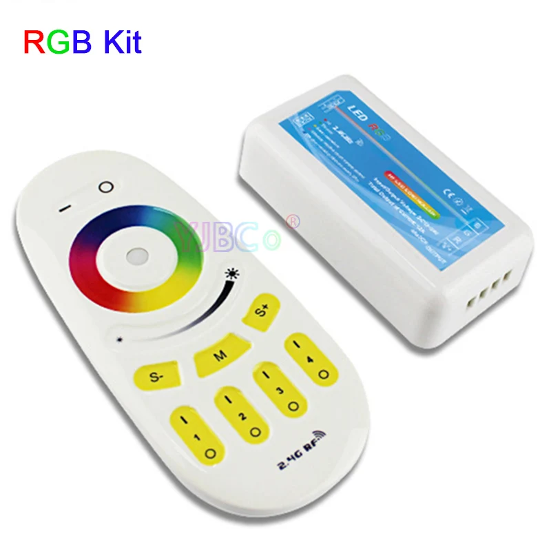 DC12-24V 2 4G 4 Zonepress Кнопка/сенсорный Dimmimg/CT/RGB/RGBW светодиодный контроллер RF