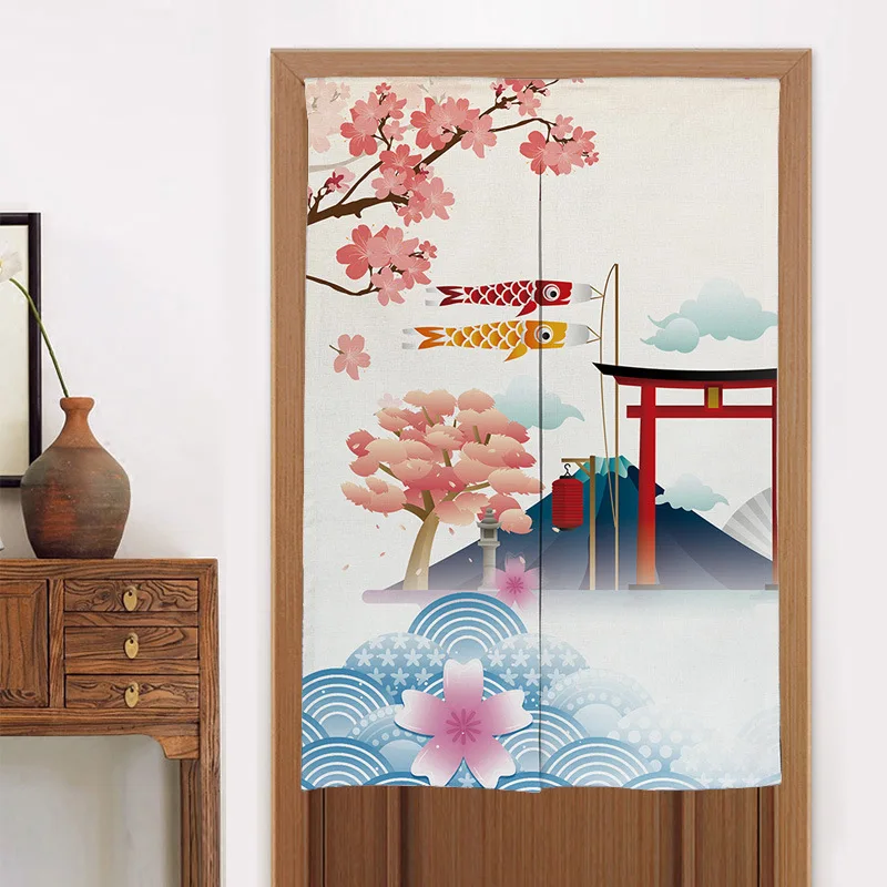 Японская занавеска для кухни двери туалета полудверная фэн-шуй японская | Дом и