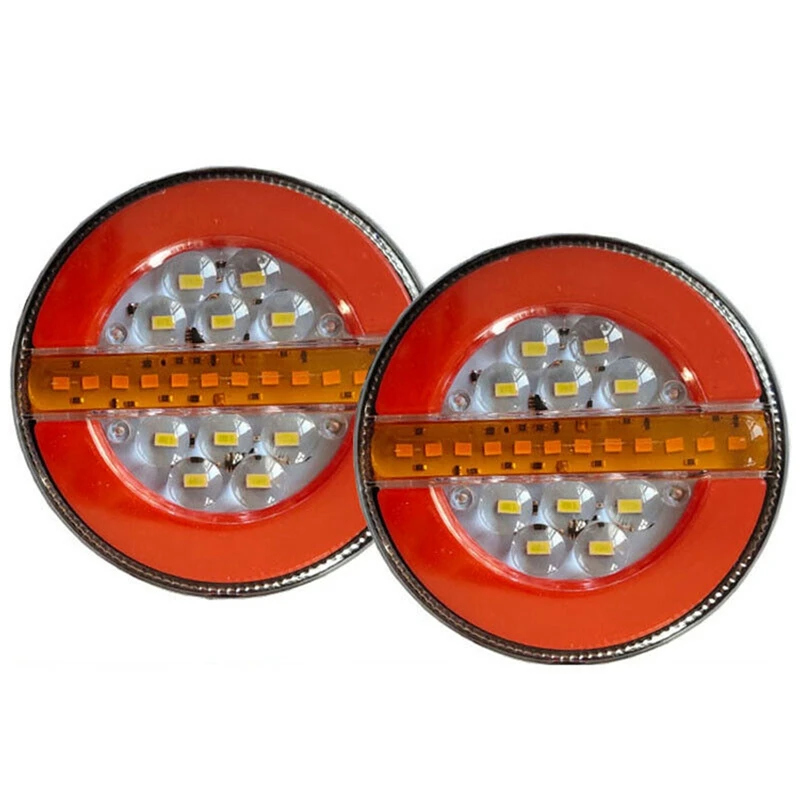 

24V 21W LED Car Truck Trailer Tail Lights Turn Signal Reverse Brake Rear Lamp