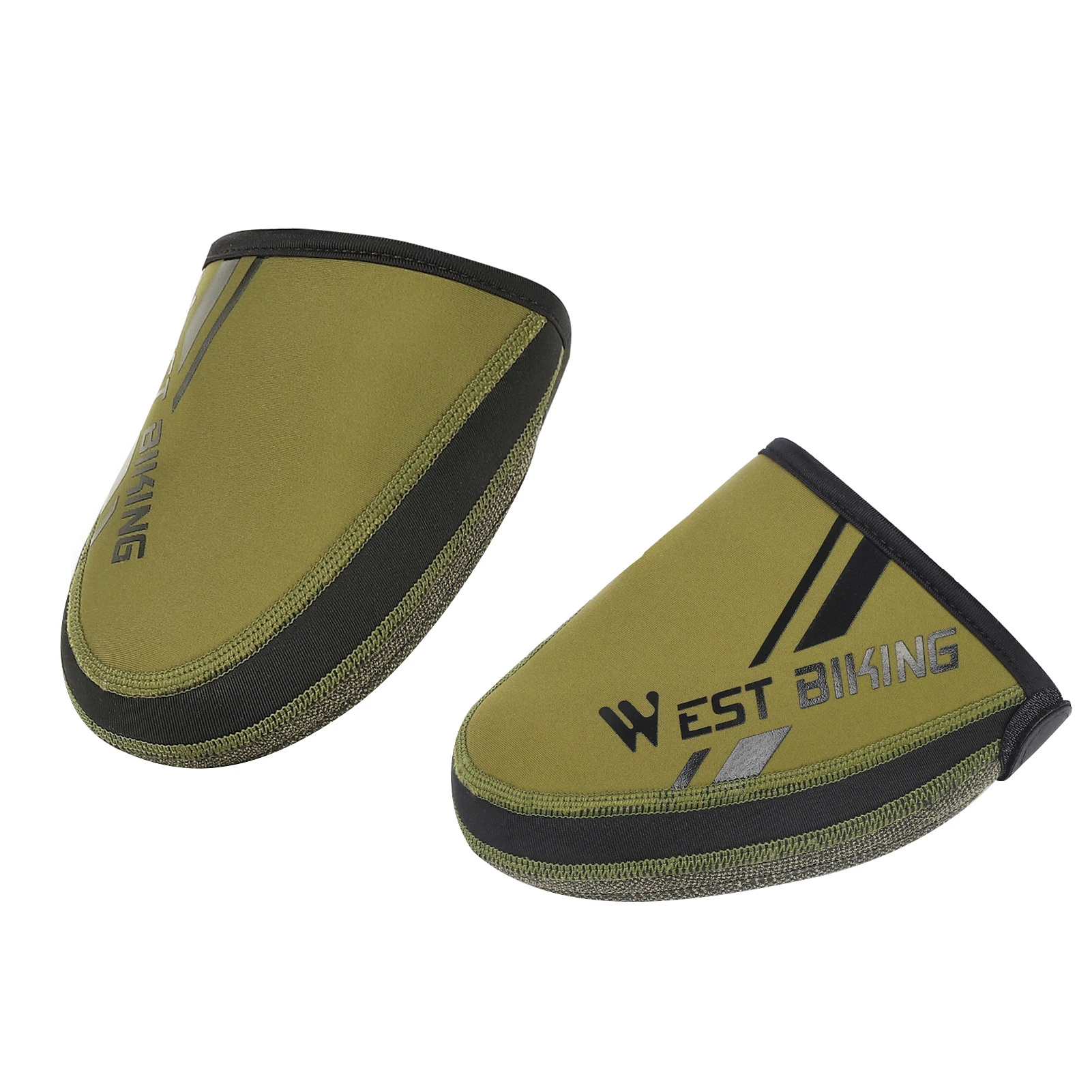 

Winter Sports Cycling Shoe Covers Windproof Half Palm Shoe Sleeves Covers Outdoor Practical Warm Bicycle Self-locking Current