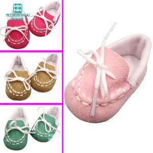 Обувь для куклы, повседневная, розовая, хаки, 43 см