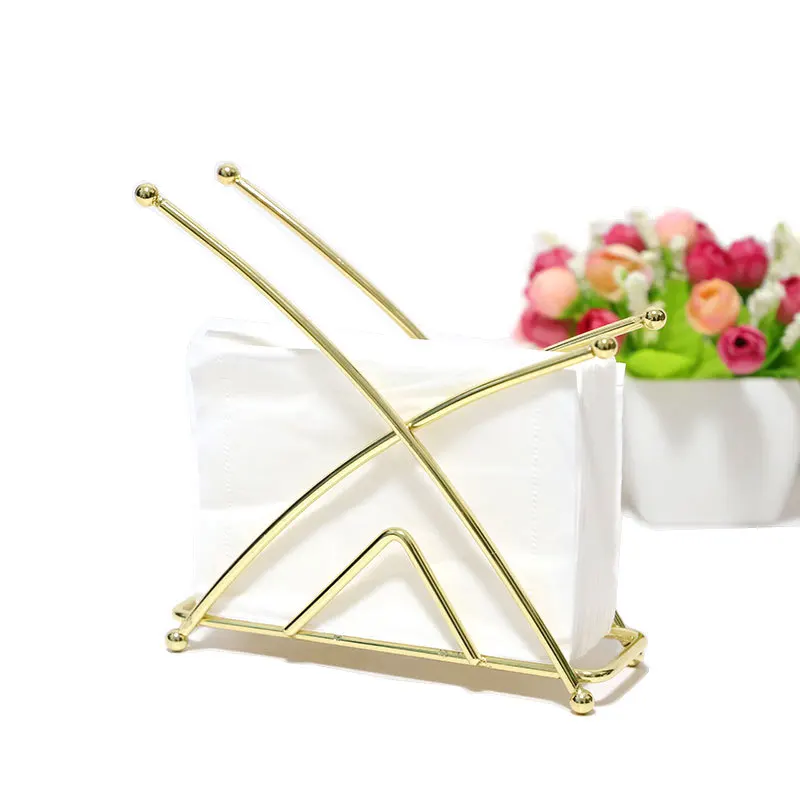 

1pc Tabletop Napkin Holder Dispenser Stand Dinner Table Napkin Organizer
